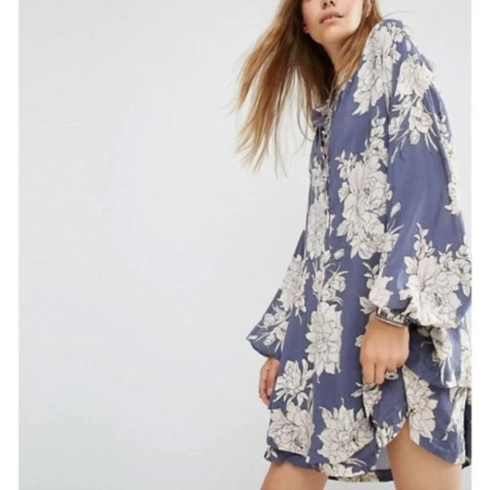 Free People Shake It floral mini dress